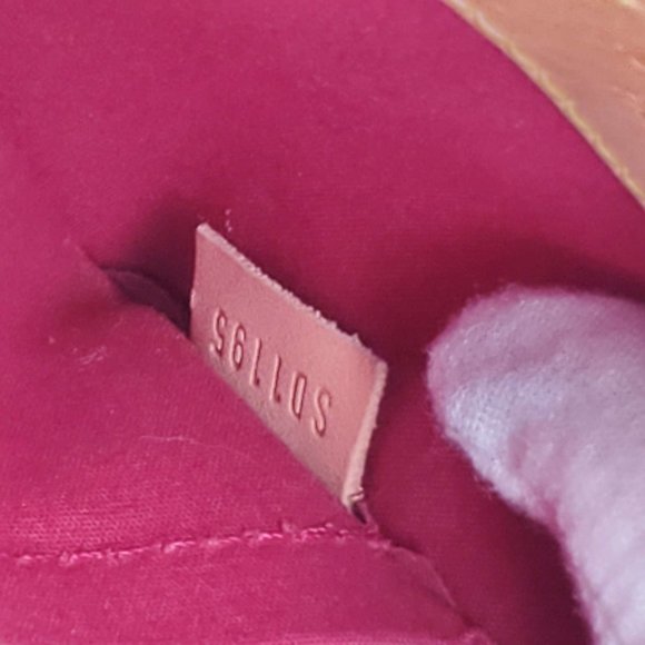 100% Authentic Louis Vuitton Alma BB Vernis Fuchsia Crossbody Bag - Picture 14 of 16